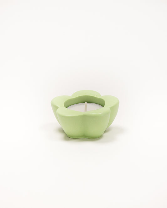 Bougeoir en forme de fleur