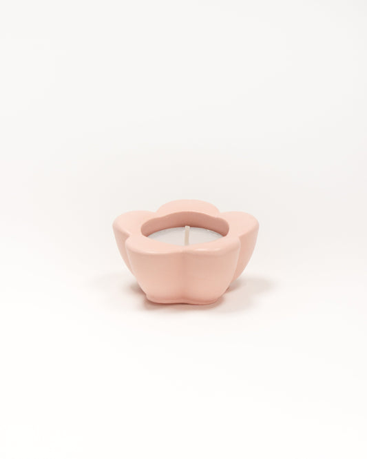 Bougeoir en forme de fleur