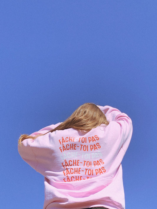 Coton ouaté Fâche-toi pas | Crewneck Fâche-toi pas