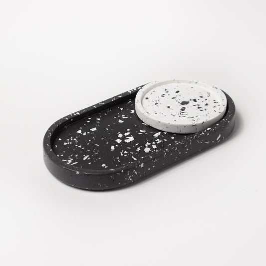 Ensemble de plateaux terrazzo | Terrazzo Tray Set