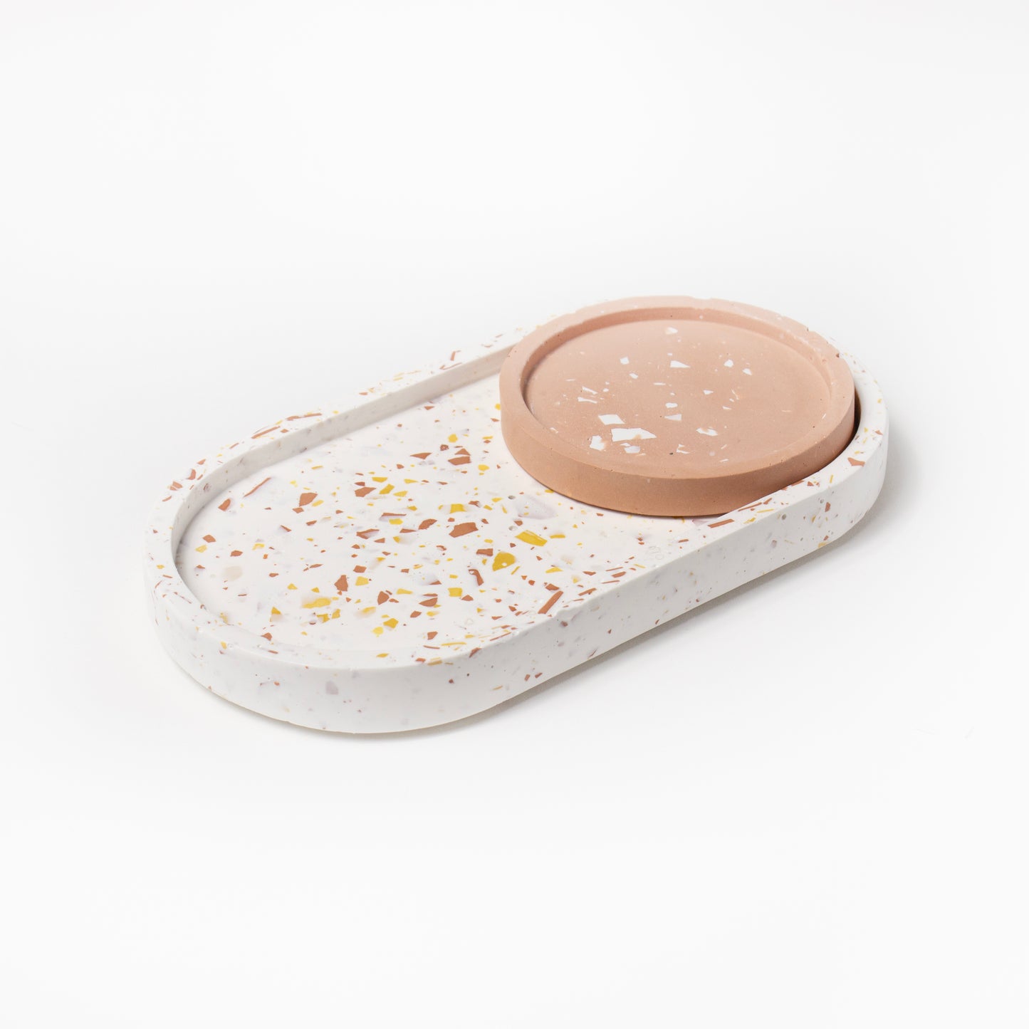 Ensemble de plateaux terrazzo | Terrazzo Tray Set