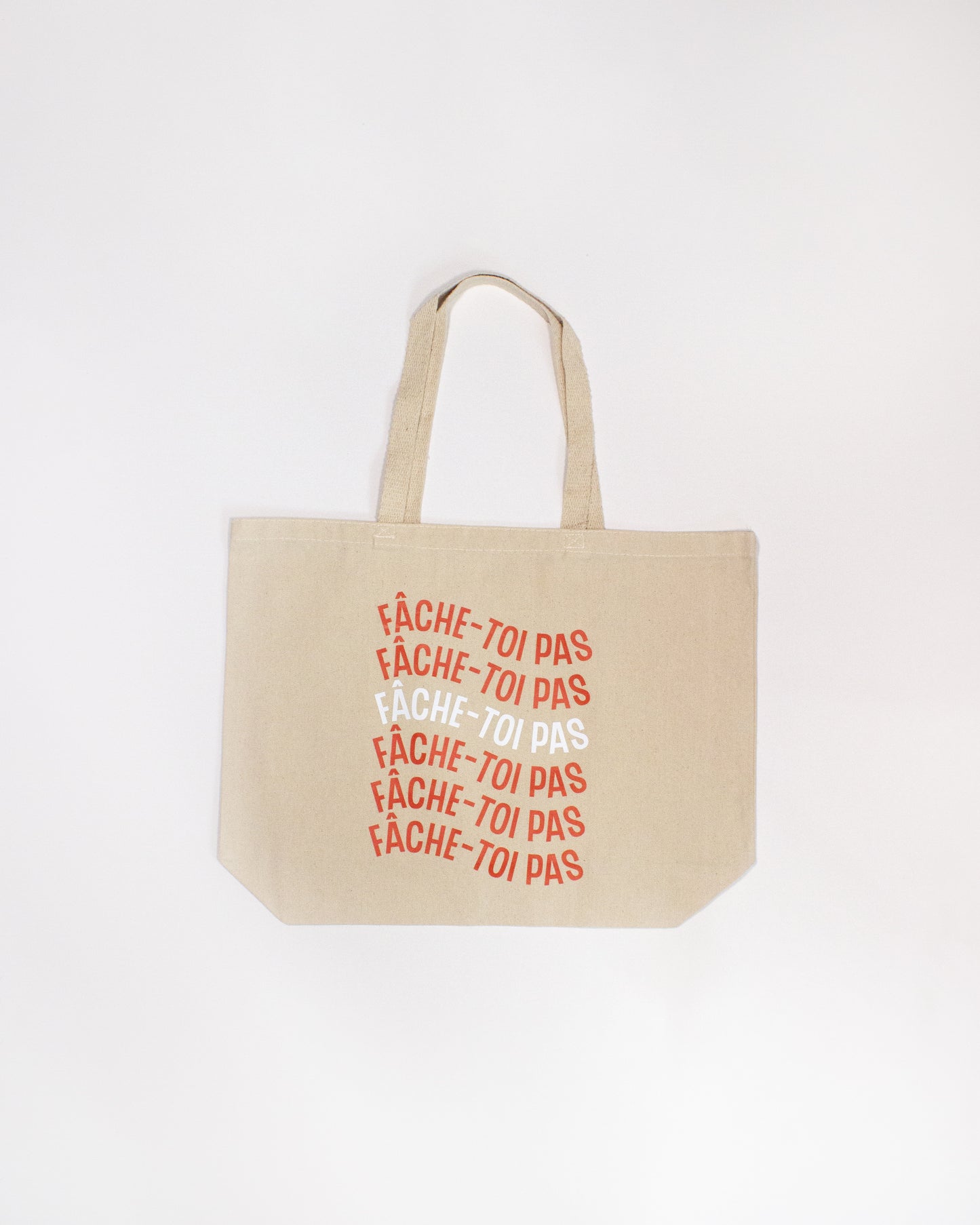 Sac fourre-tout Fâche-toi pas | Tote bag Fâche-toi pas